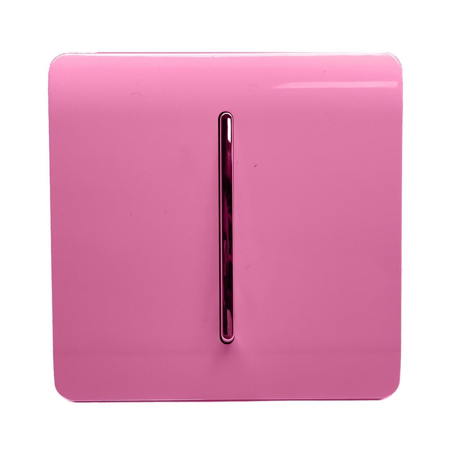 Trendi Artistic Modern Glossy Tactile Auto Retractive Door Bell Pink