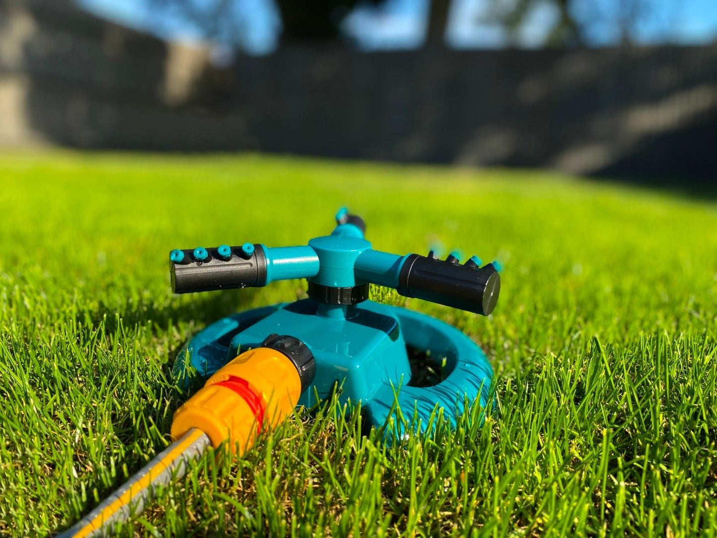 Gardi Automatic 360 Degree 3 Arm Rotating Sprinkler System for Watering Your Garden