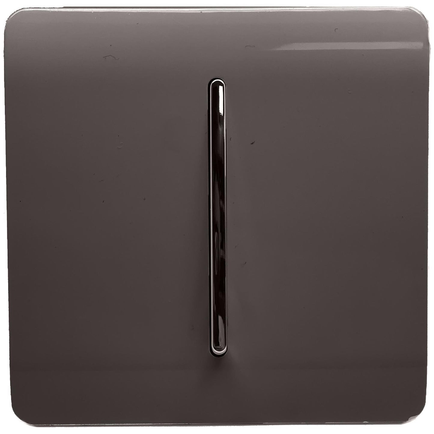 Trendi Artistic Modern Glossy Home Automation Switch Dark Brown