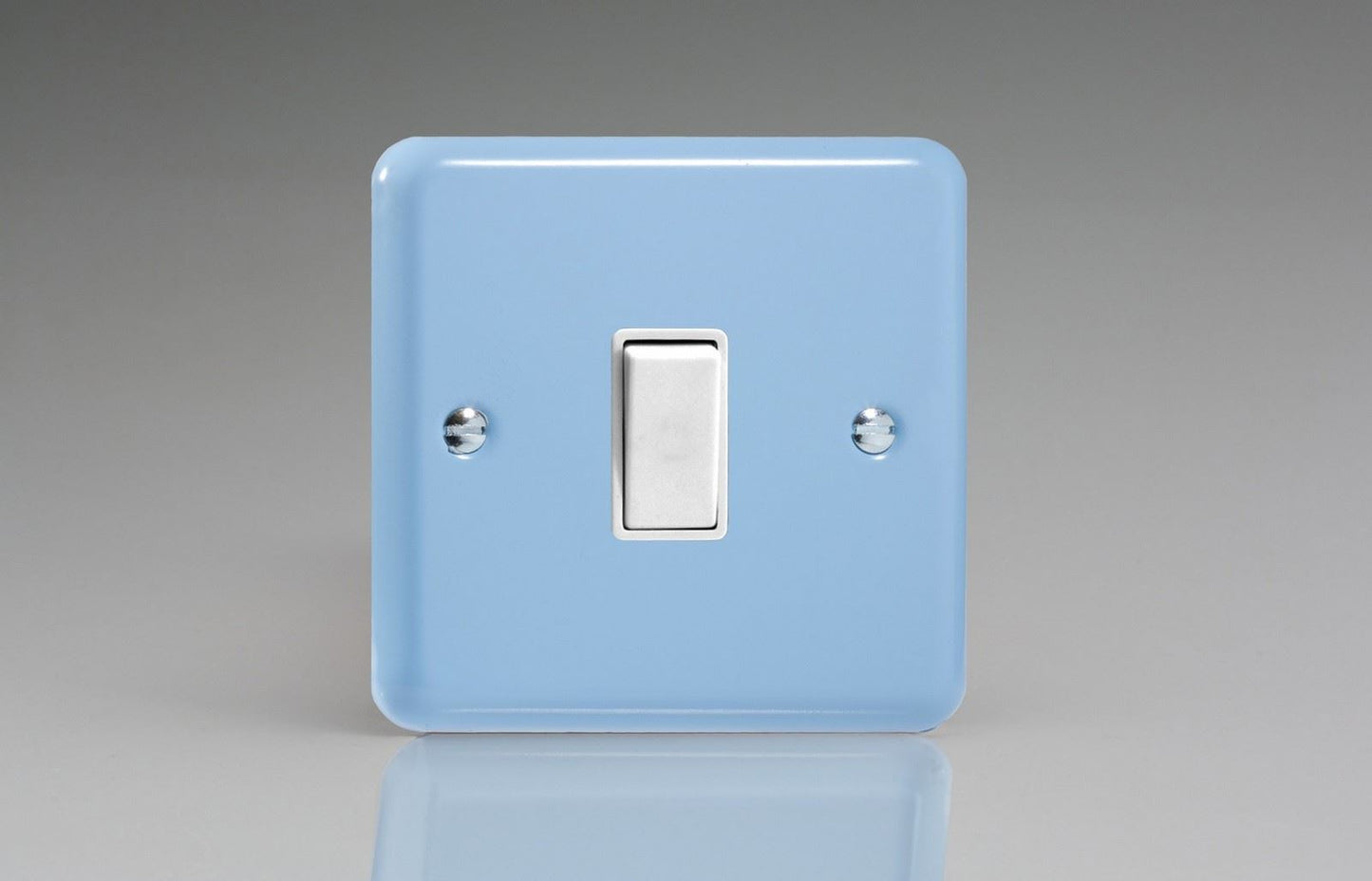 Varilight Pastel 1 Gang 2 Way Rocker Light Switch Blue Pastel XY1W.DB