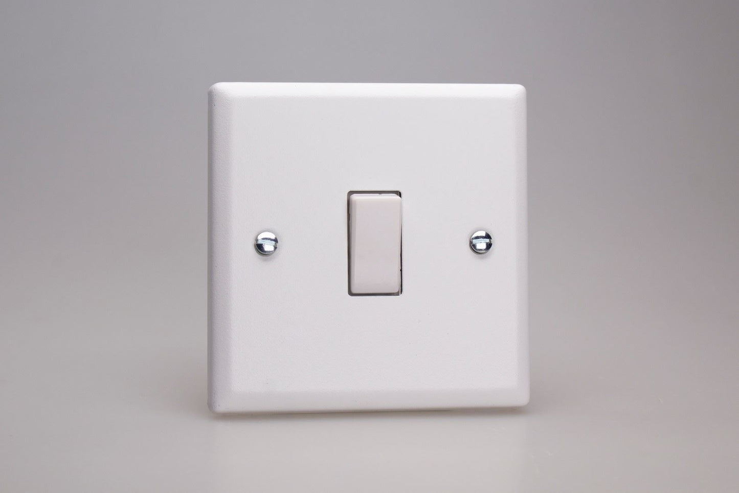 Varilight 1-Gang 10A 1- or 2-Way Rocker Switch in Urban Chalk White w/ White