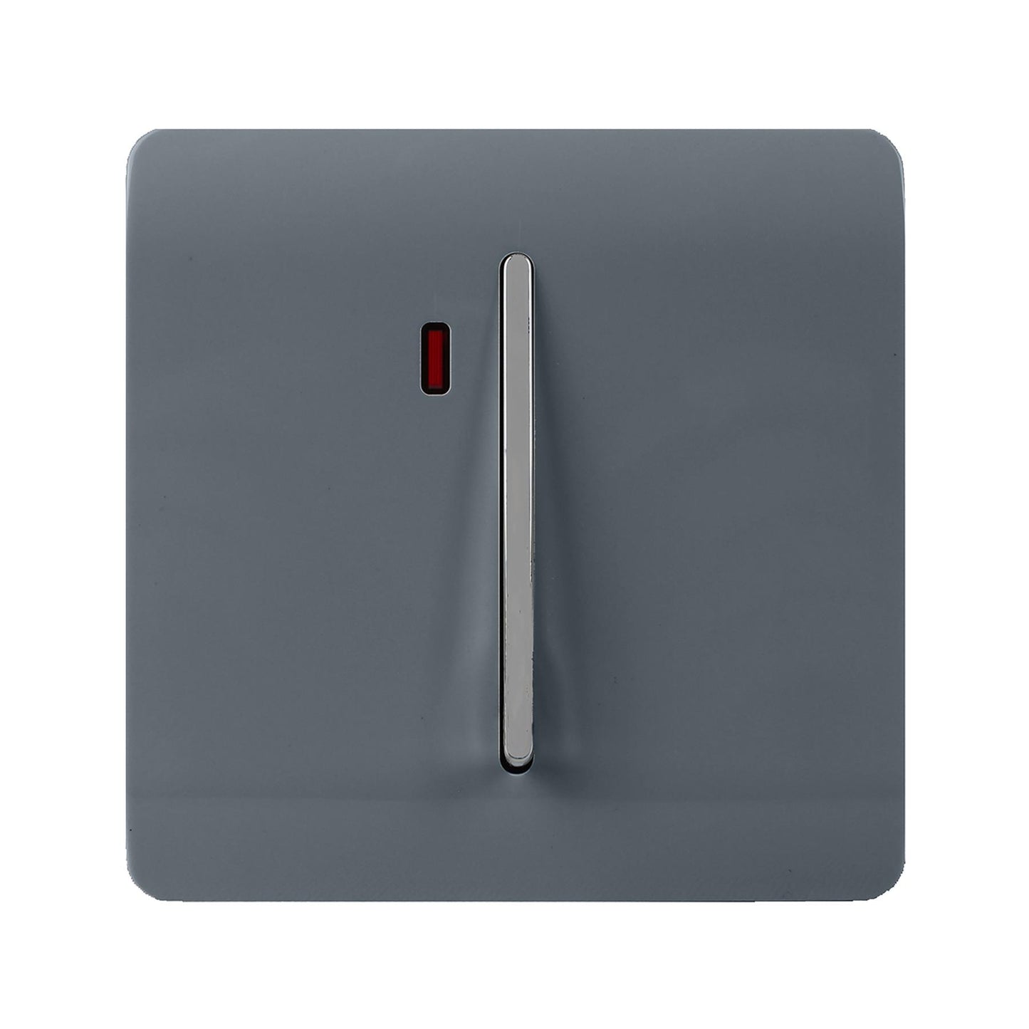 Trendi Artistic Modern Glossy 45 A Tactile Light Switch & Neon Insert Warm Grey