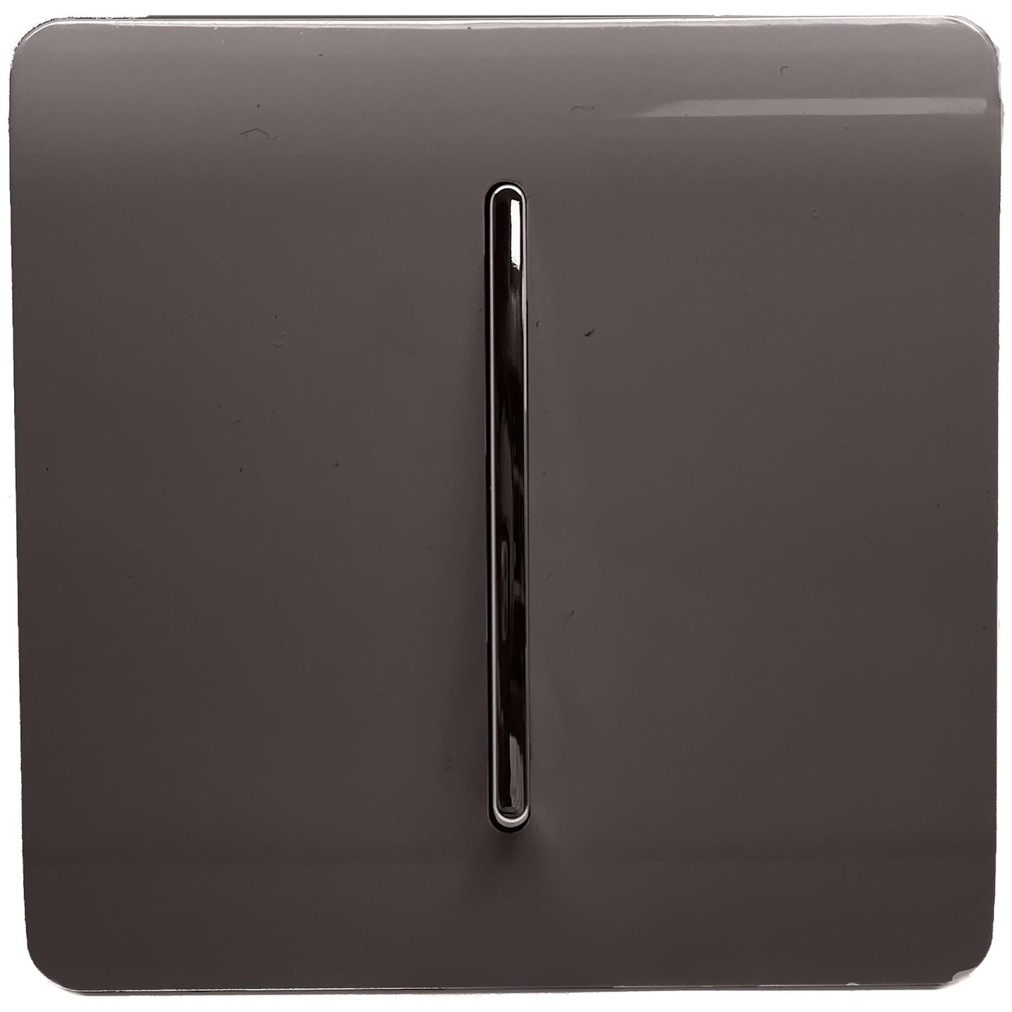 Trendi Artistic Modern Glossy Home Automation Switch Dark Brown