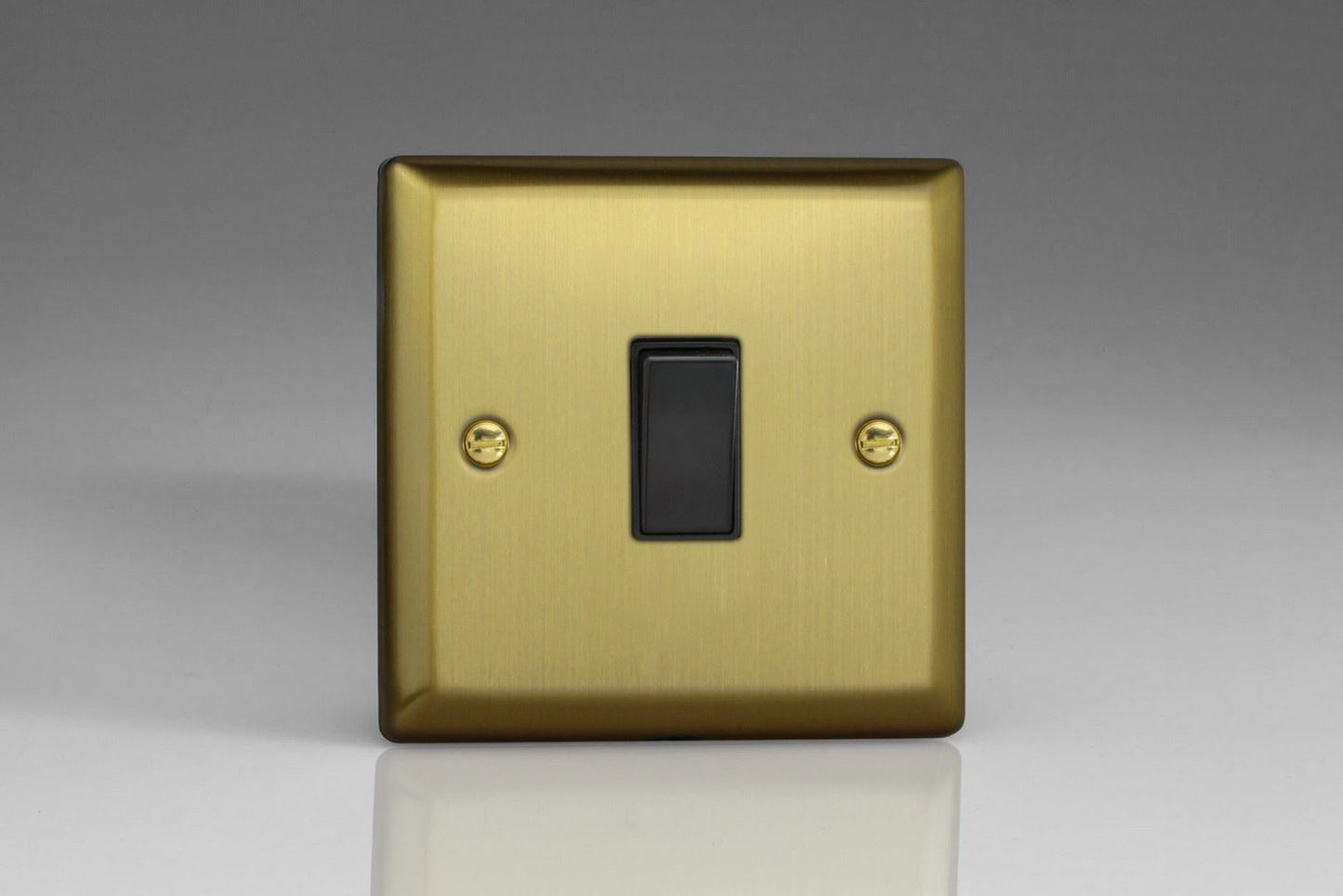 Varilight 1-Gang 20A Double Pole Rocker Switch Brushed Brass