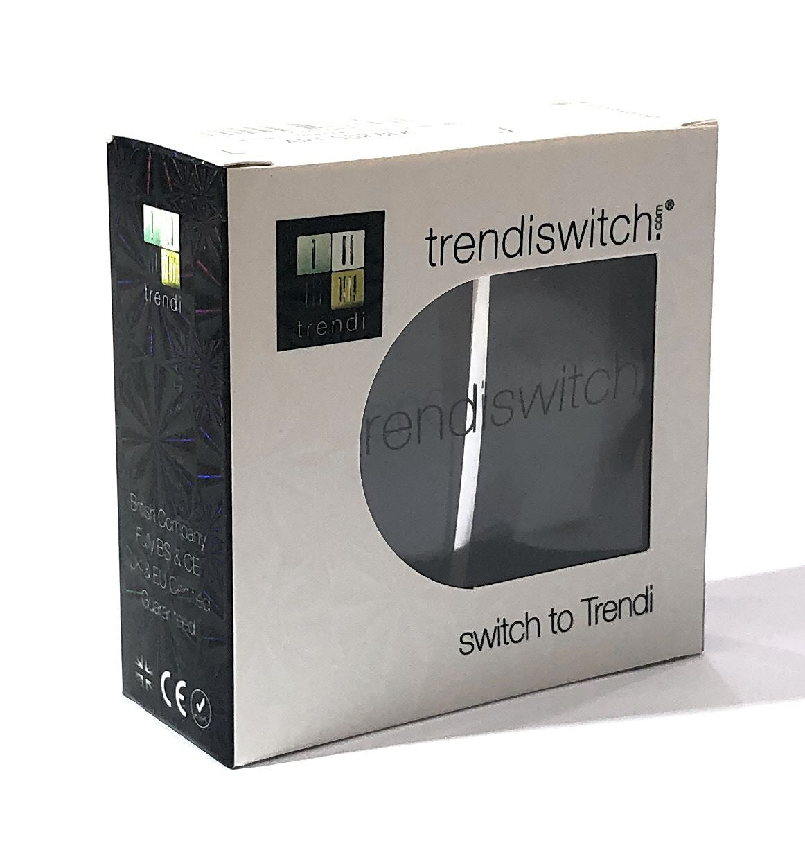 Trendi Artistic Modern Glossy Auto Retractive Door Bell Switch Black ART-DBBK