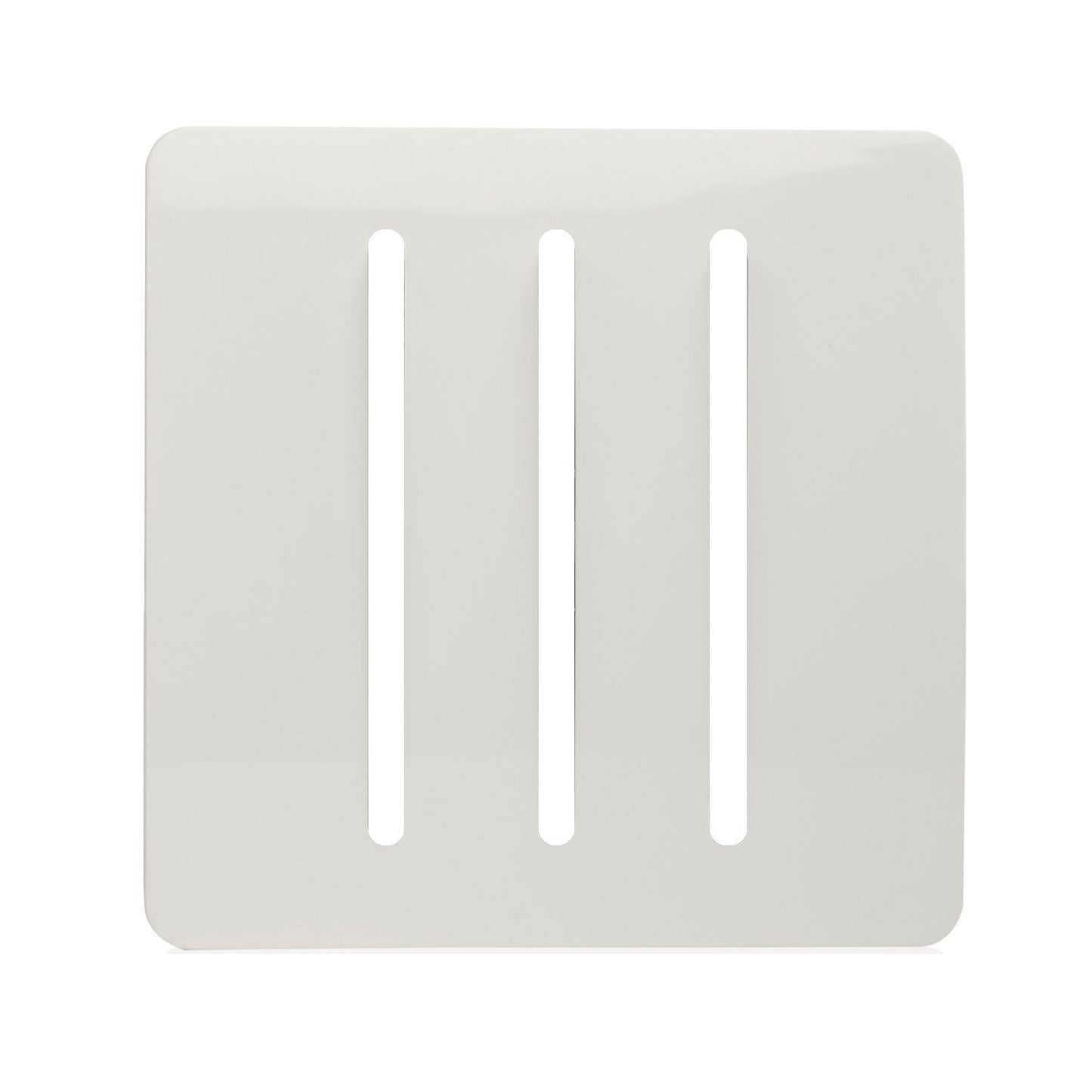 Trendi SPARE FACEPLATE For 3 Gang 2 Way  10 Amp Rocker Light Switch White