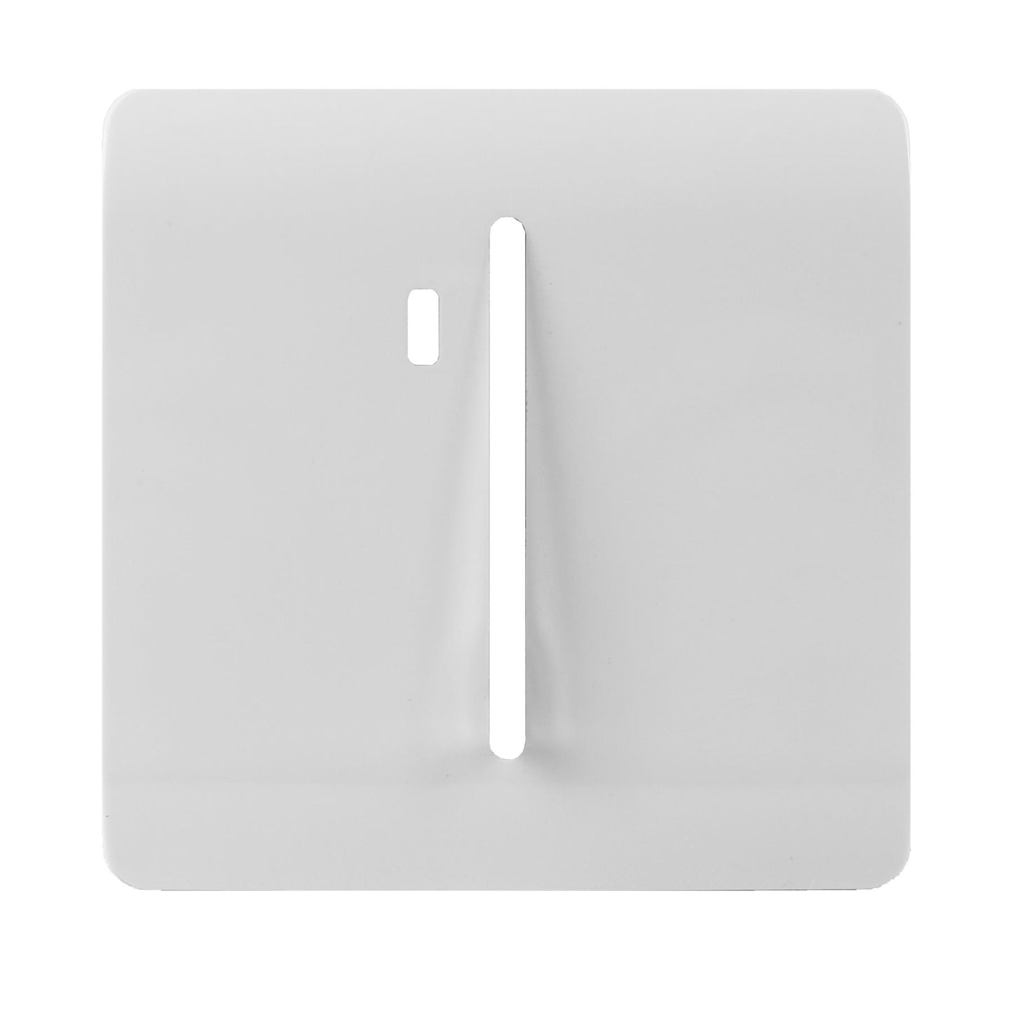 Trendi Switch 1 Gang Spare Faceplate For Modern Designer Heavy Duty Switch in Ice White