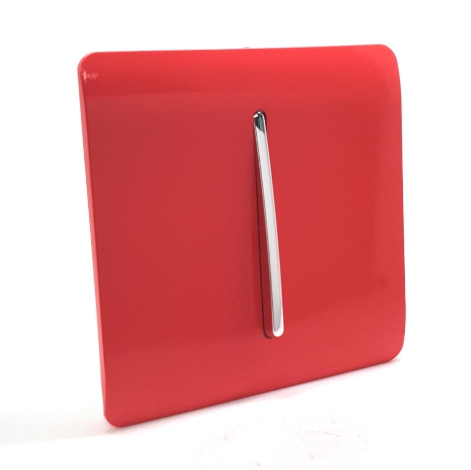Trendi Artistic Modern Glossy  Home Automation Switch Strawberry