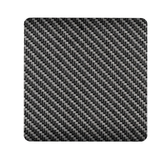 Trendi Switch Single Modern Designer Blanking Plate in Carbon Fibre