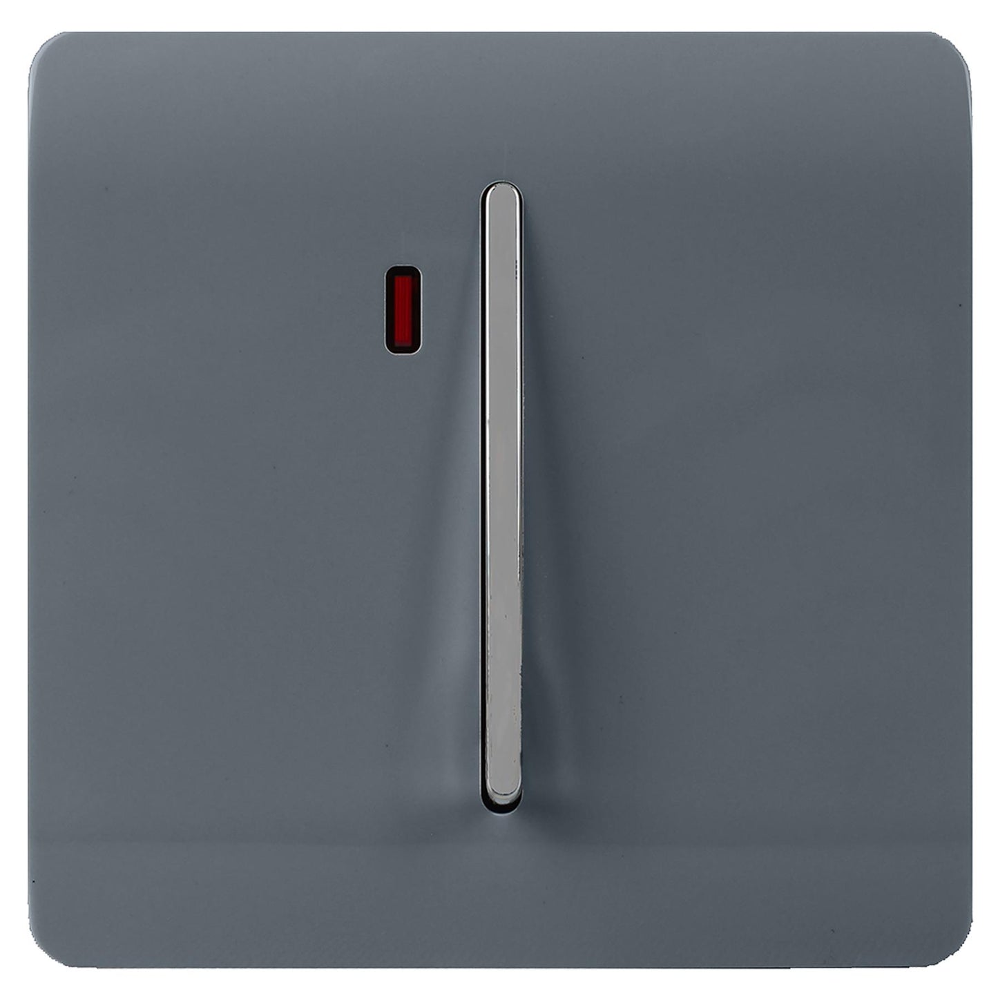 Trendi Artistic Modern Glossy 45 A Tactile Light Switch & Neon Insert Warm Grey