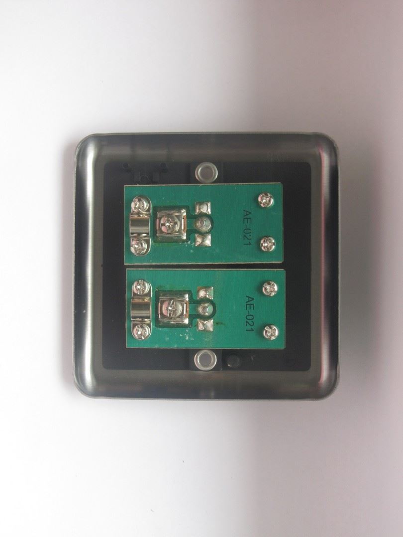 Varilight 2 Gang Co-axial TV Socket Matt Chrome Finish XS88