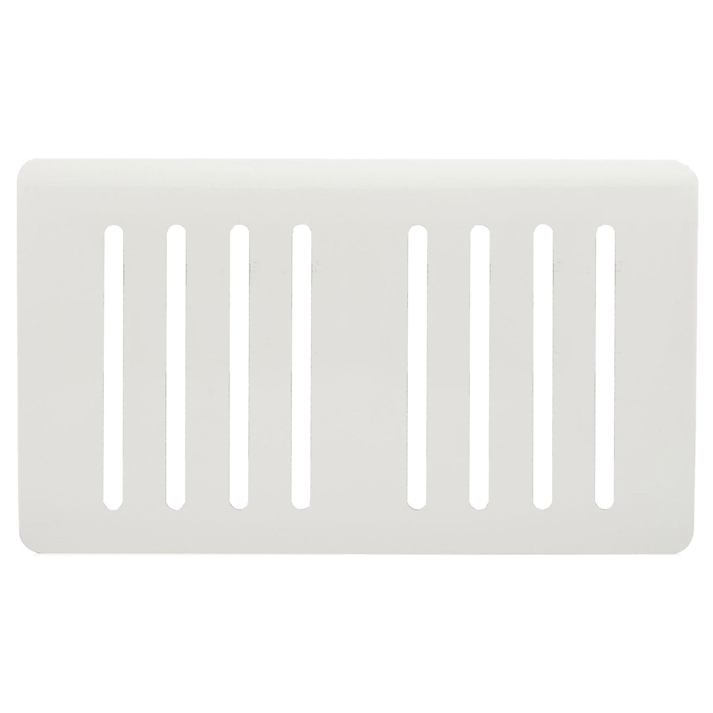 Trendi Switch 8 Gang Spare Faceplate for Modern Designer Light Switch in Ice White