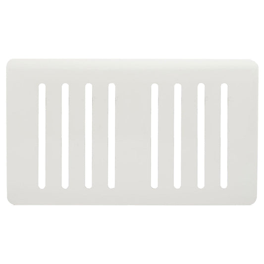 Trendi Switch 8 Gang Spare Faceplate for Modern Designer Light Switch in Ice White