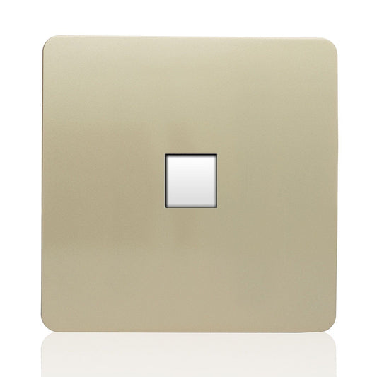 Trendi Artistic Modern Glossy Tactile Telephone Socket Gold ART-TLPGO
