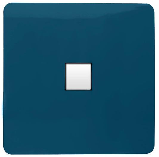 Trendi Artistic Modern Glossy Tactile Telephone Socket Midnight Blue