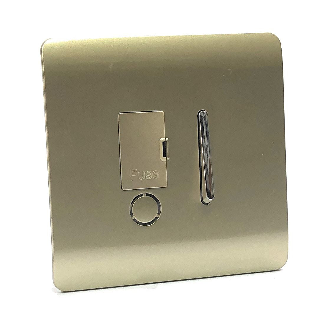 Trendi Artistic Modern Glossy Tactile Fused Spur Switch Gold ART-FSGO