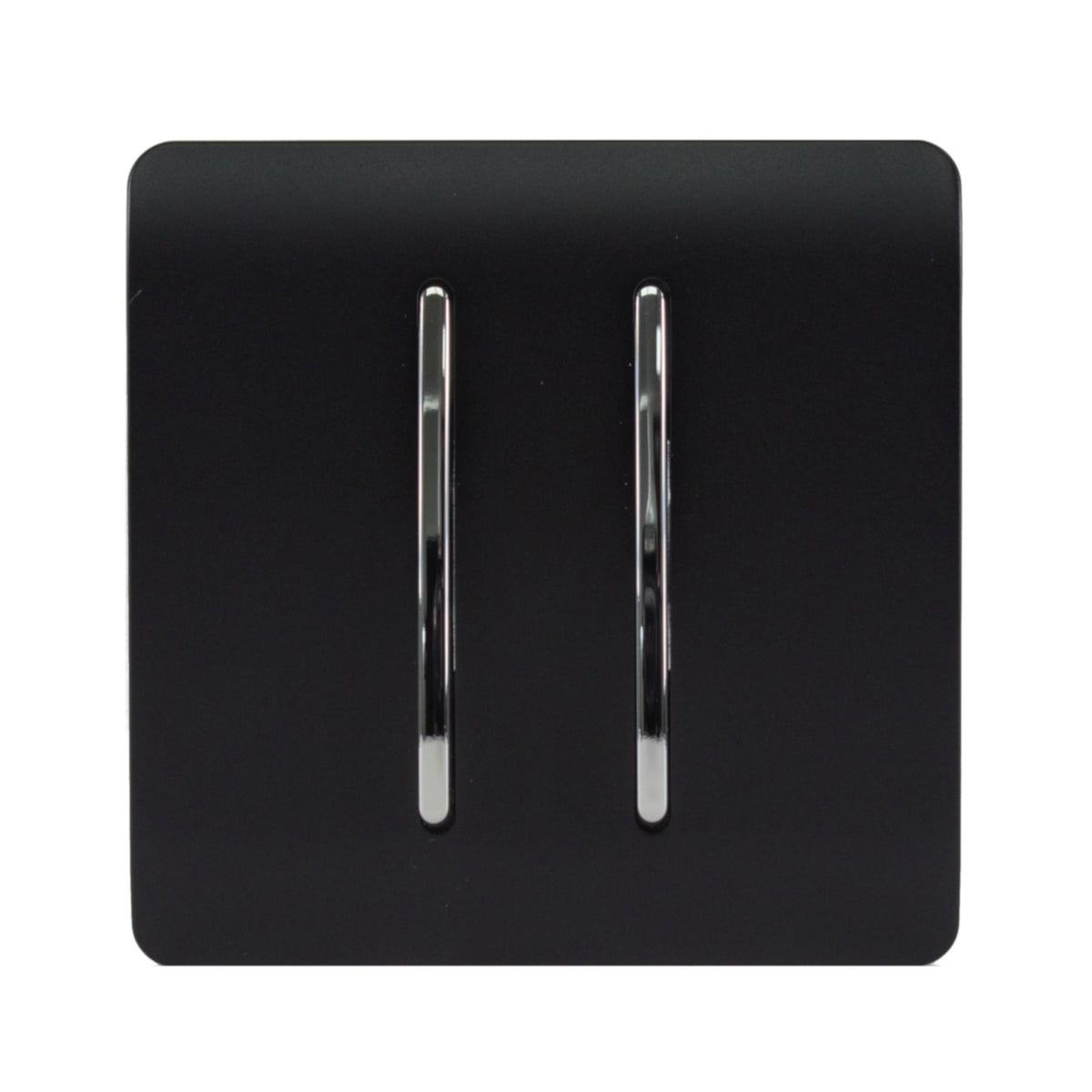 Trendi Trendi 2 Gang Artistic Modern Glossy Tactile Home Automation Switch Ma ...