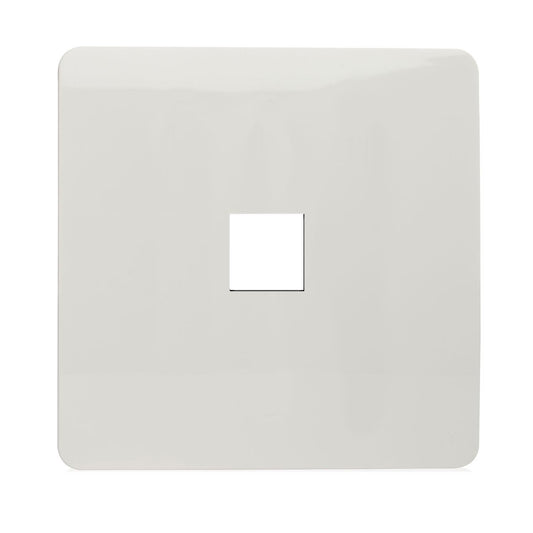 Trendi SPARE FACEPLATE For Artistic Modern Telephone Socket White ART-TLPWH-SP