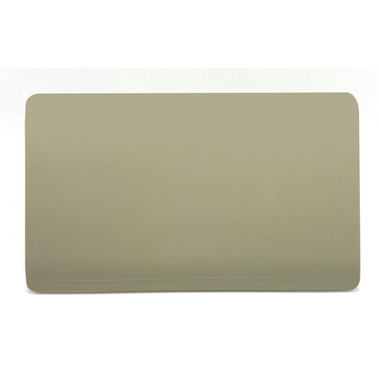 Trendi Switch Artistic Modern Glossy Decorative Screwless Standard Double Wall Blanking Plate for Electrical Sockets, Outlet with Screws in Champagne Gold - ART-2BLKGO