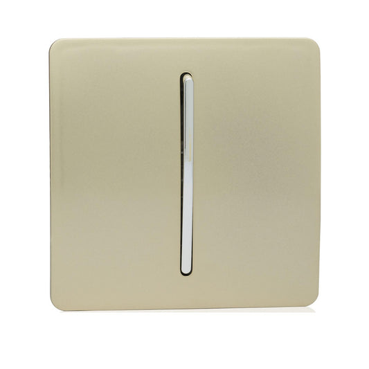 Trendi Switch Fan Isolator Switch in Champagne Gold