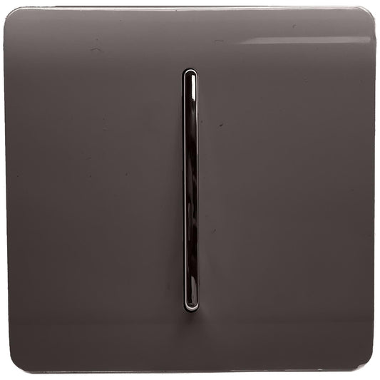 Trendi Artistic Modern Glossy  Home Automation Switch Dark Brown