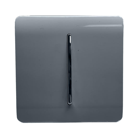 Trendi Artistic Modern Glossy Tactile Auto Retractive Door Bell Switch Warm Grey