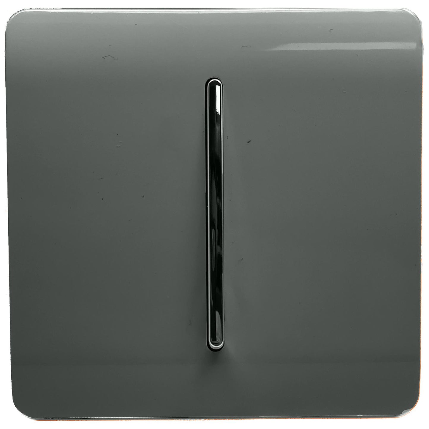 Trendi 1 Gang 3 Way Intermediate Artistic Modern Glossy 10 Amp Rocker Tactile Charcoal
