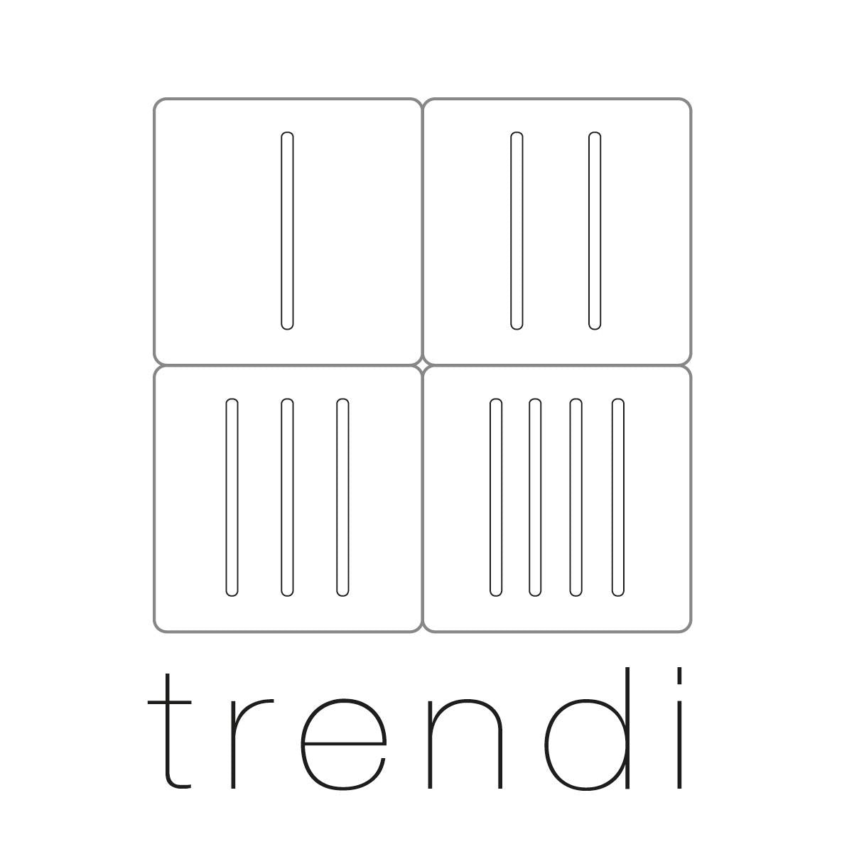 Trendi 2 Gang Artistic Modern Glossy 13 Amp Switched Tactile Plug Socket Charcoal