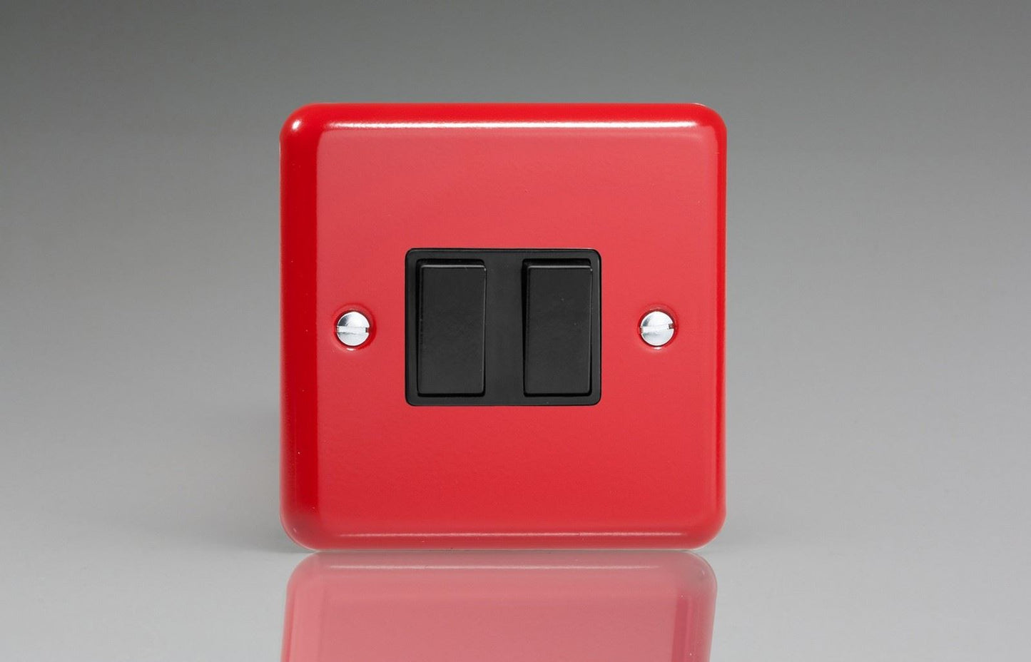 Varilight Pastel 2 Gang 10A 1 or 2 way Rocker Light Switch XY2B.PR