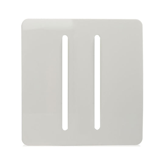 Trendi SPARE FACEPLATE For 2 Gang 2 Way  10 Amp Rocker Light Switch White