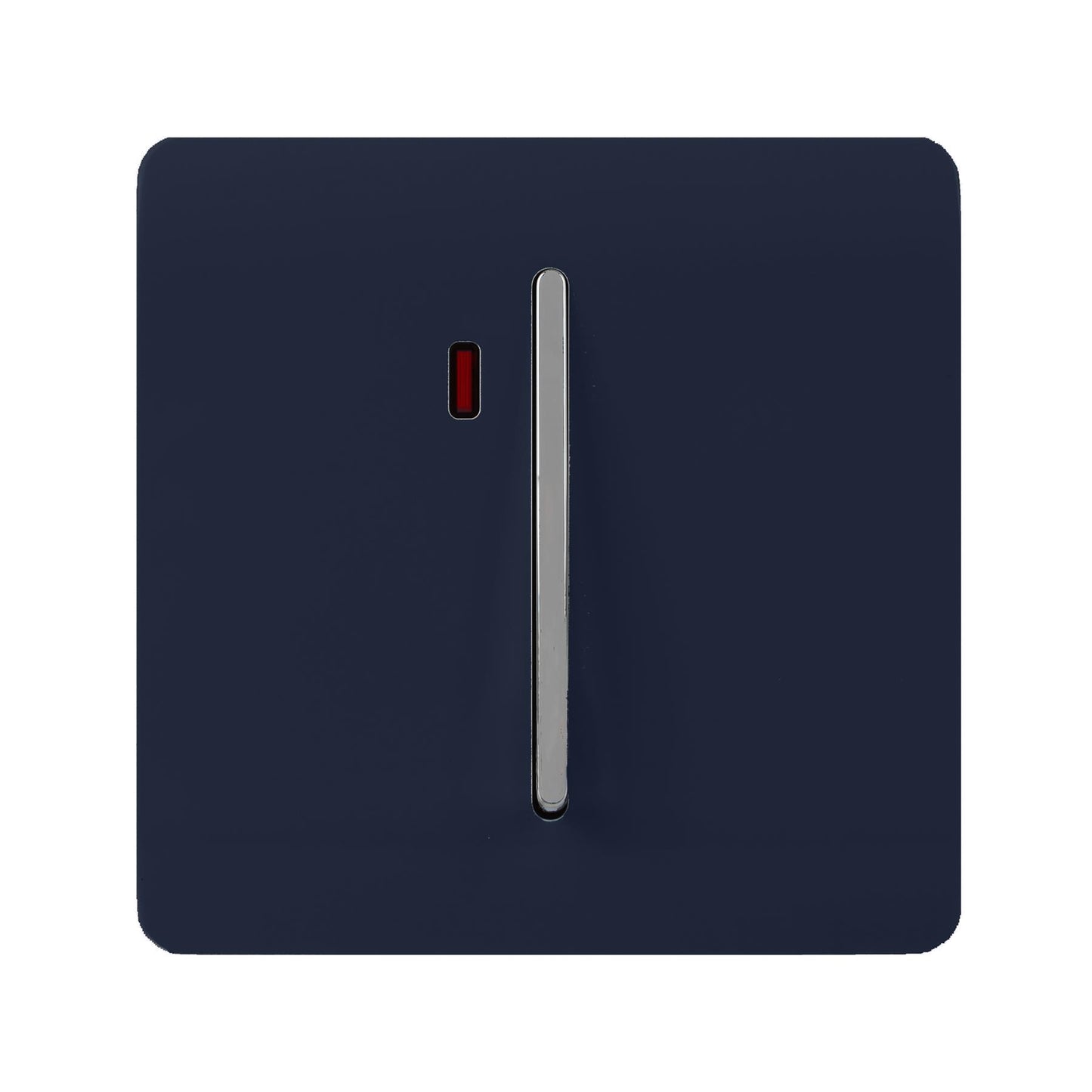 Trendi Artistic Modern Glossy 20 A Tactile Light Switch & Neon Insert Navy