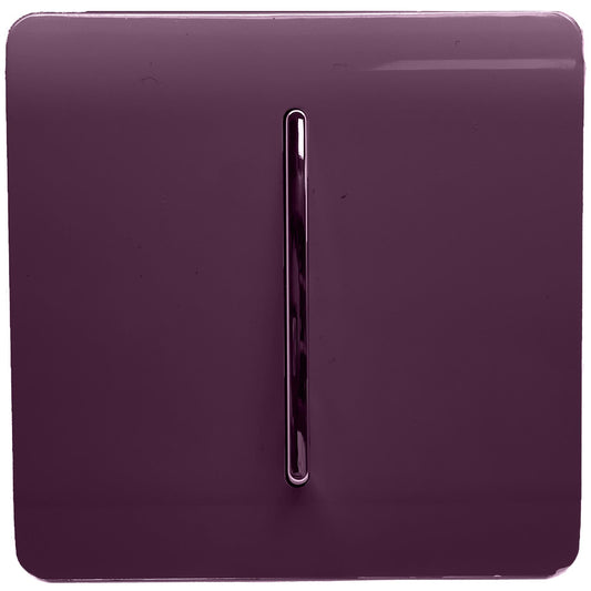 Trendi Artistic Modern Glossy  Home Automation Switch Plum