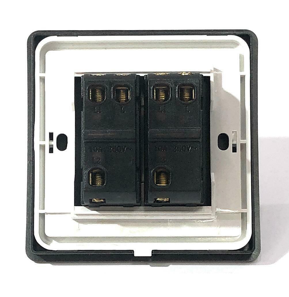 Trendi Artistic Modern Glossy Tactile Auto Retractive 2 Door Bell Switch Moss Green